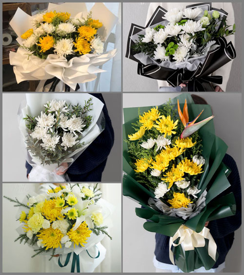 山东临沂蒙阴县联城镇白事花束代送